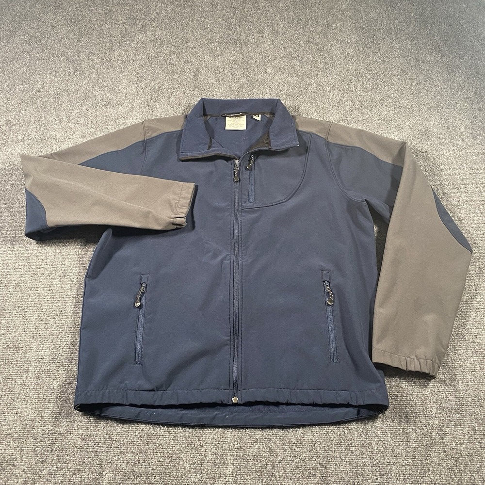 Black Diamond Full Zip Fleece Lined Softshell Jacket Mens Large Windproof - Picture 4 of 8